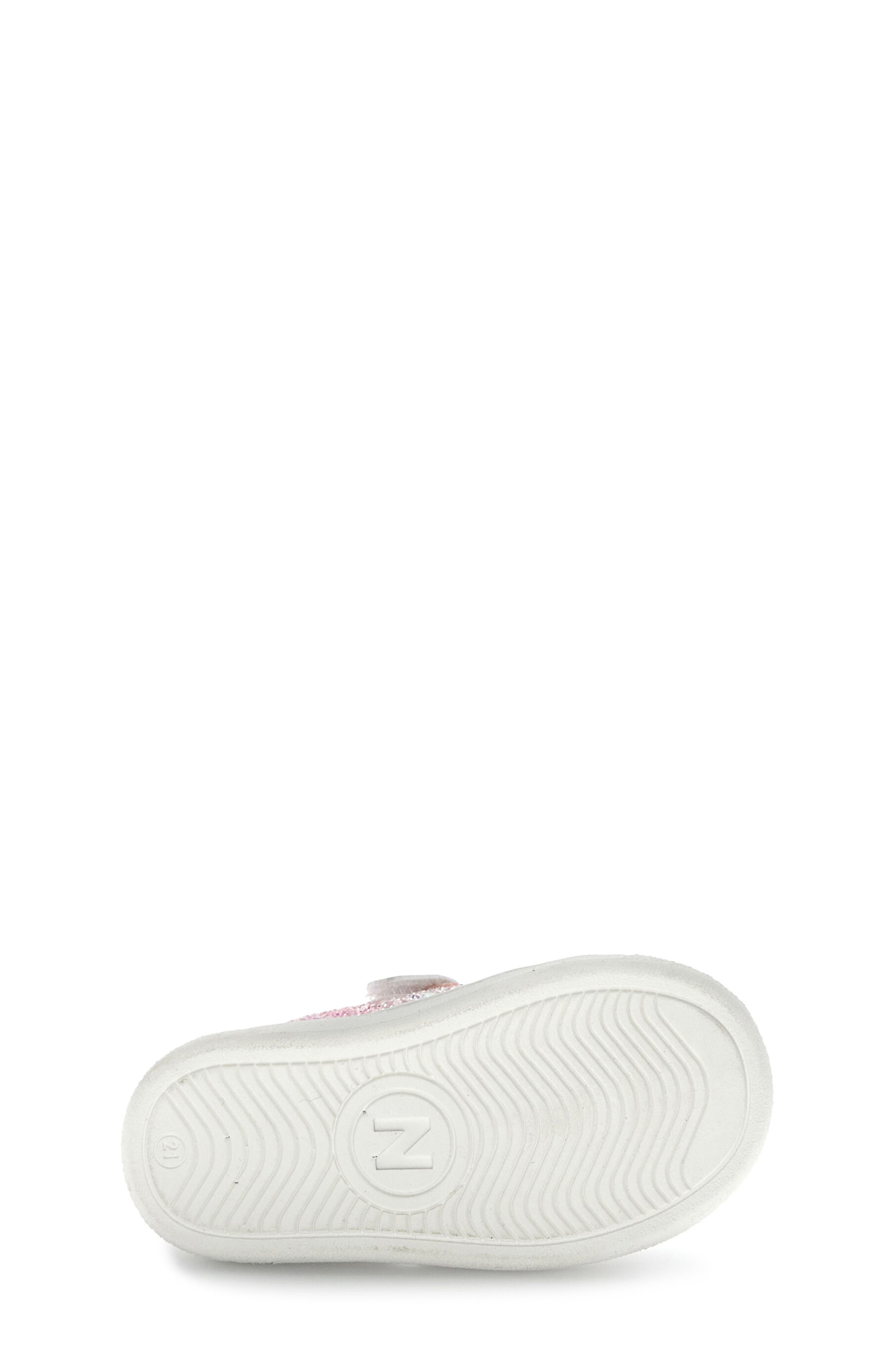Kids' Pinn Zip Leather Sneaker, Alternate, color, WHITE