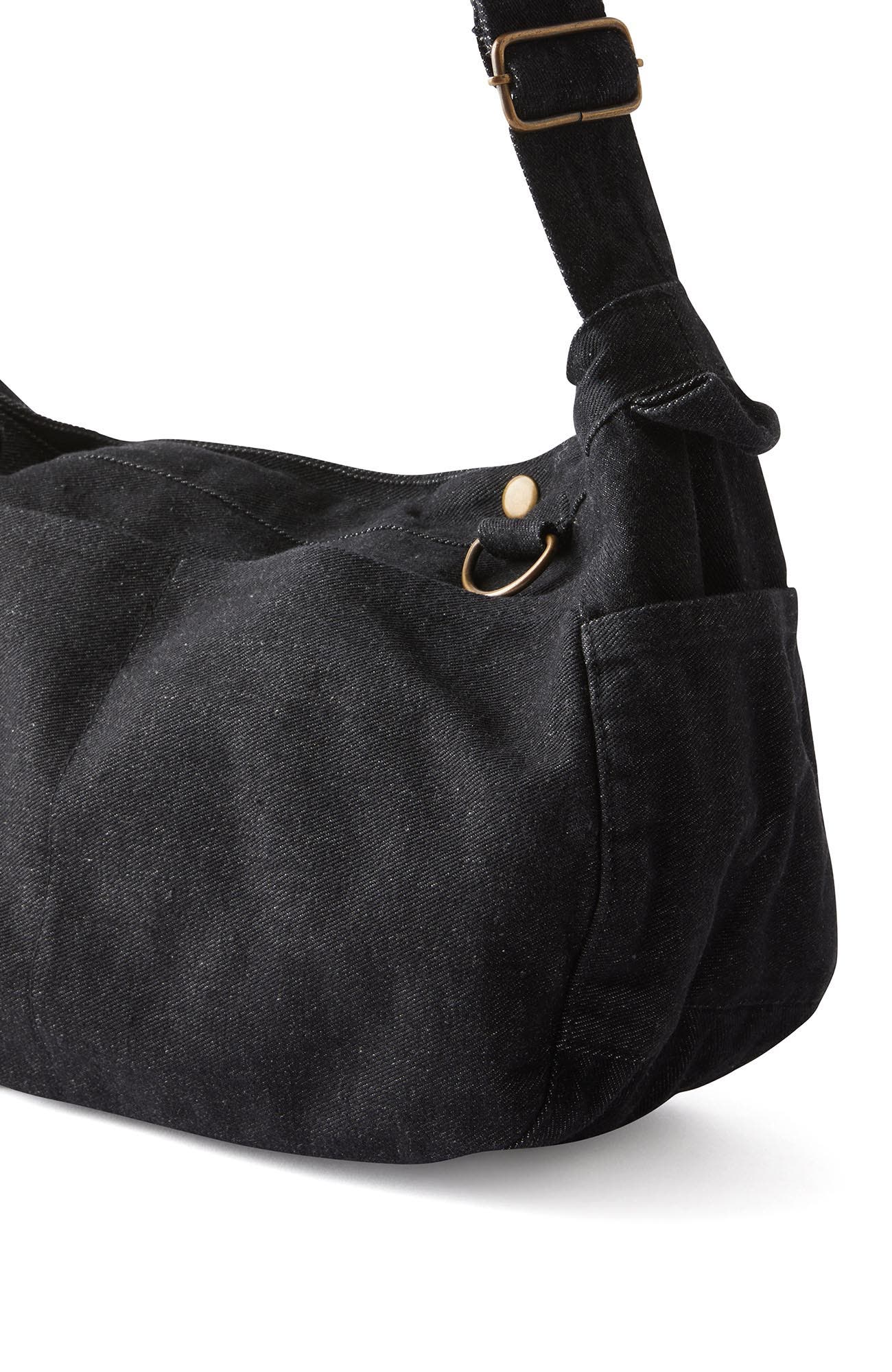 Cotton On Pippa Crossbody Bag, Alternate, color, Black Denim