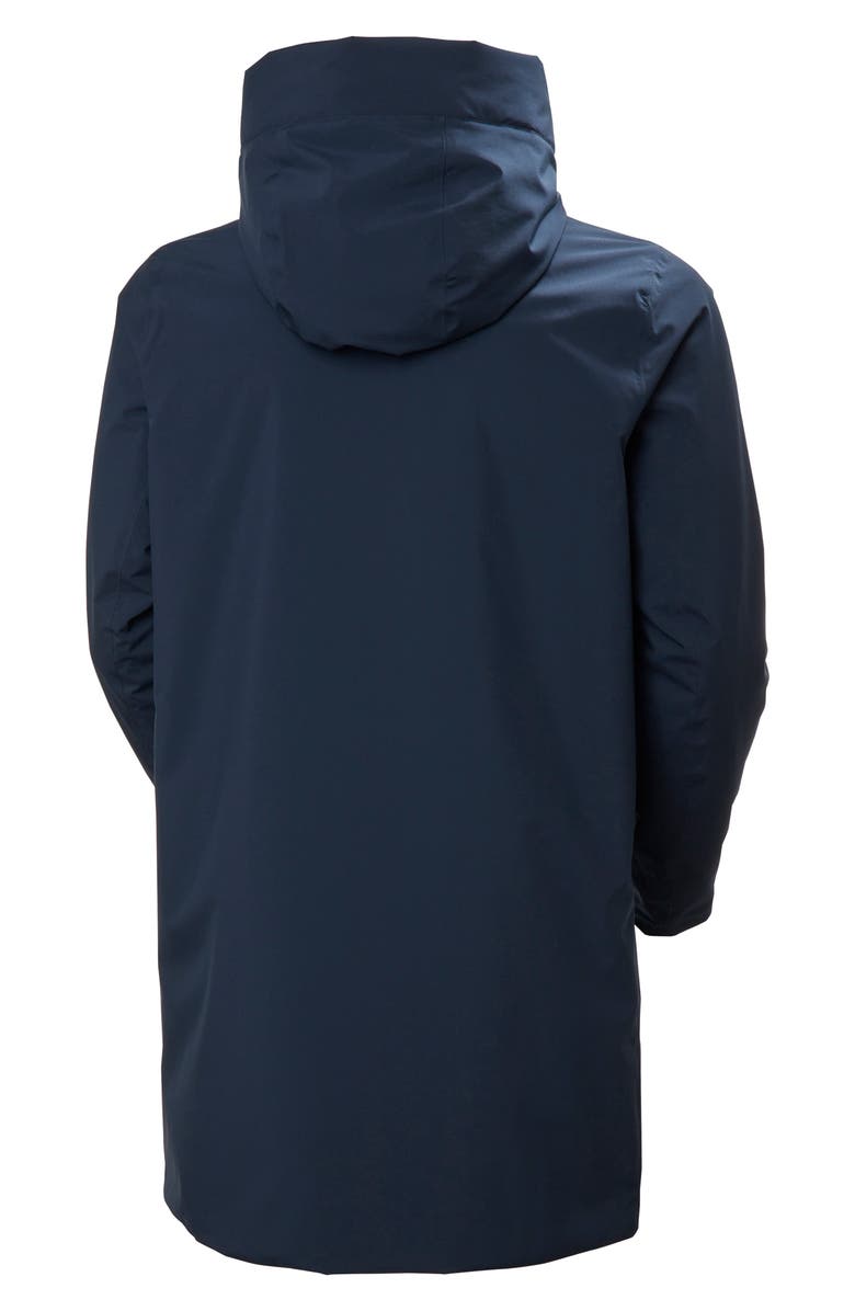 Helly Hansen Munich Waterproof Insulated Raincoat, Alternate, color, Navy