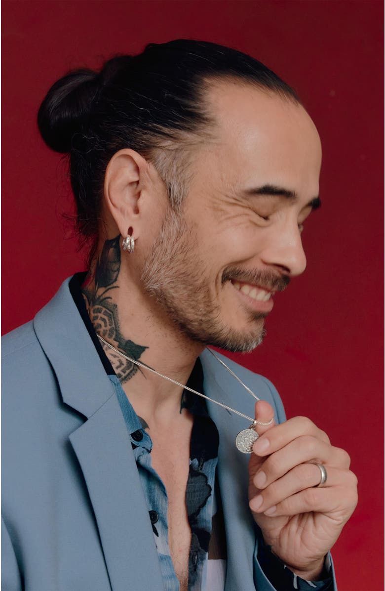 LOUPN Royal Dragon Pendant Necklace, Alternate, color, Silver