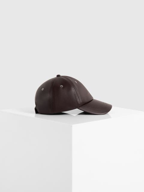 Lou Leather Cap
