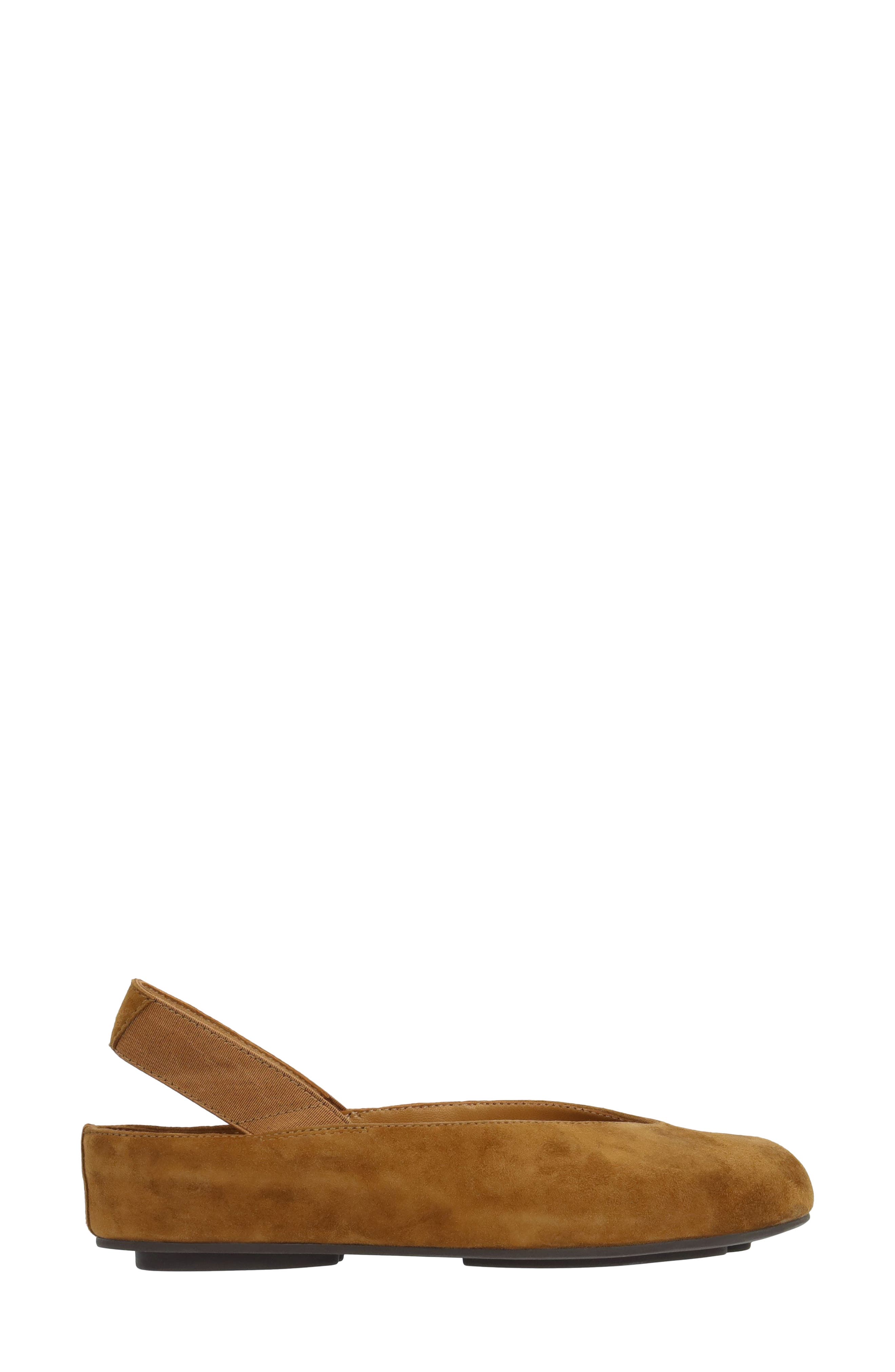 Corisela Slingback Flat, Alternate, color, COFFEE