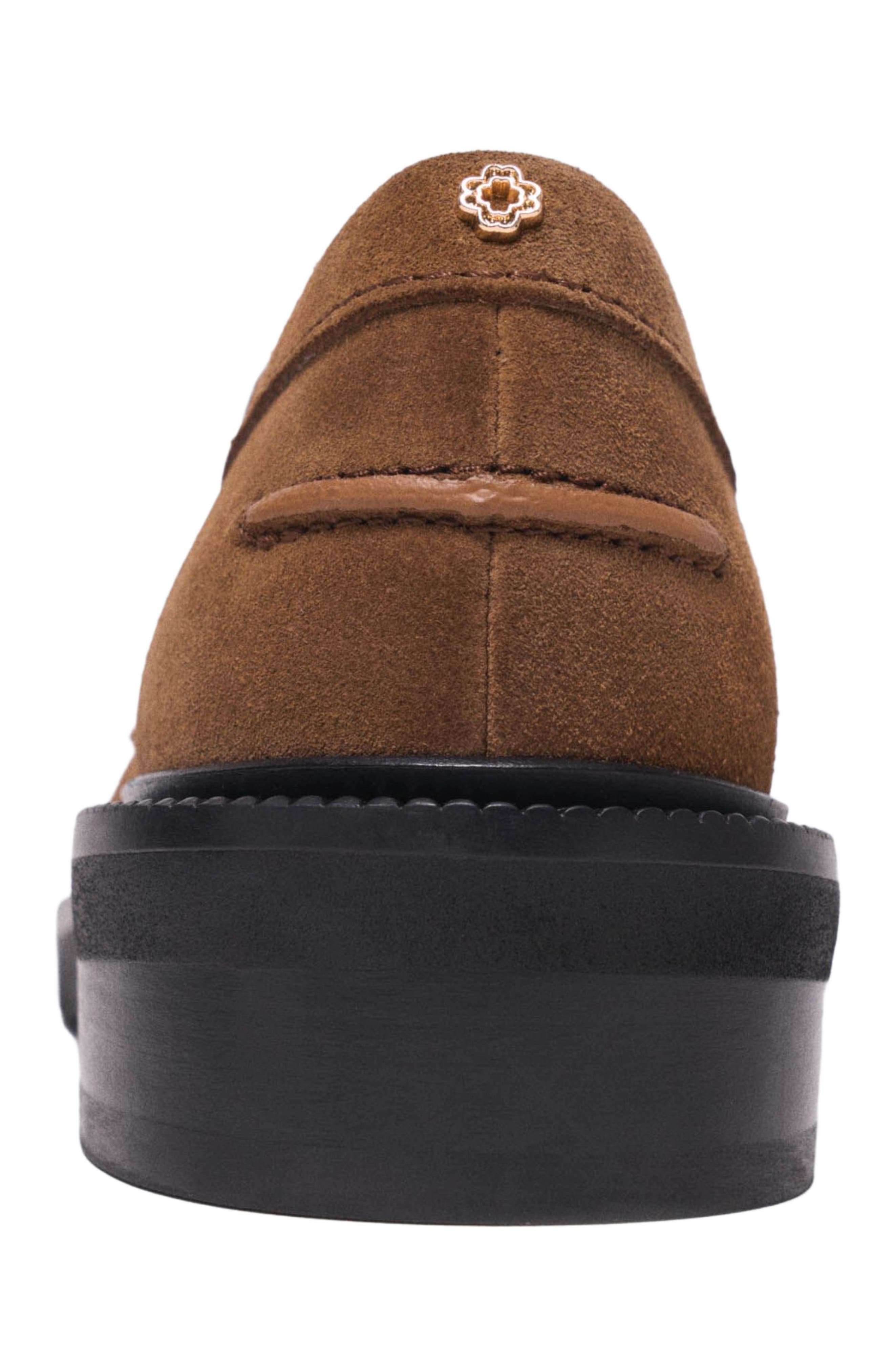maje Suede loafers, Alternate, color, Camel