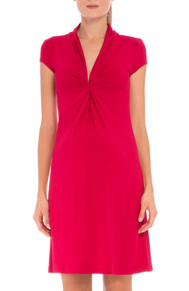 Olian Maternity Wrap Dress, Main, color, 