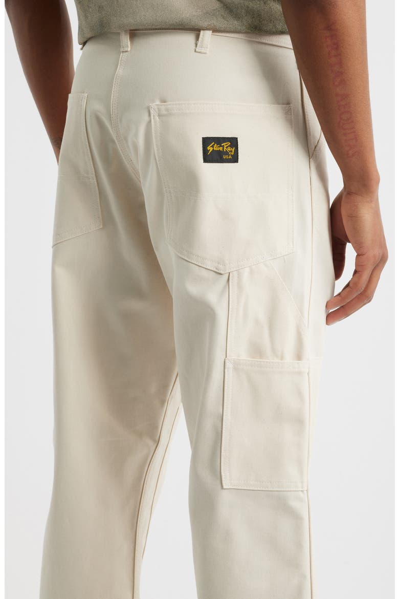 Double Knee Cotton Painter's Pants, Alternate, color, NATURAL DRILL