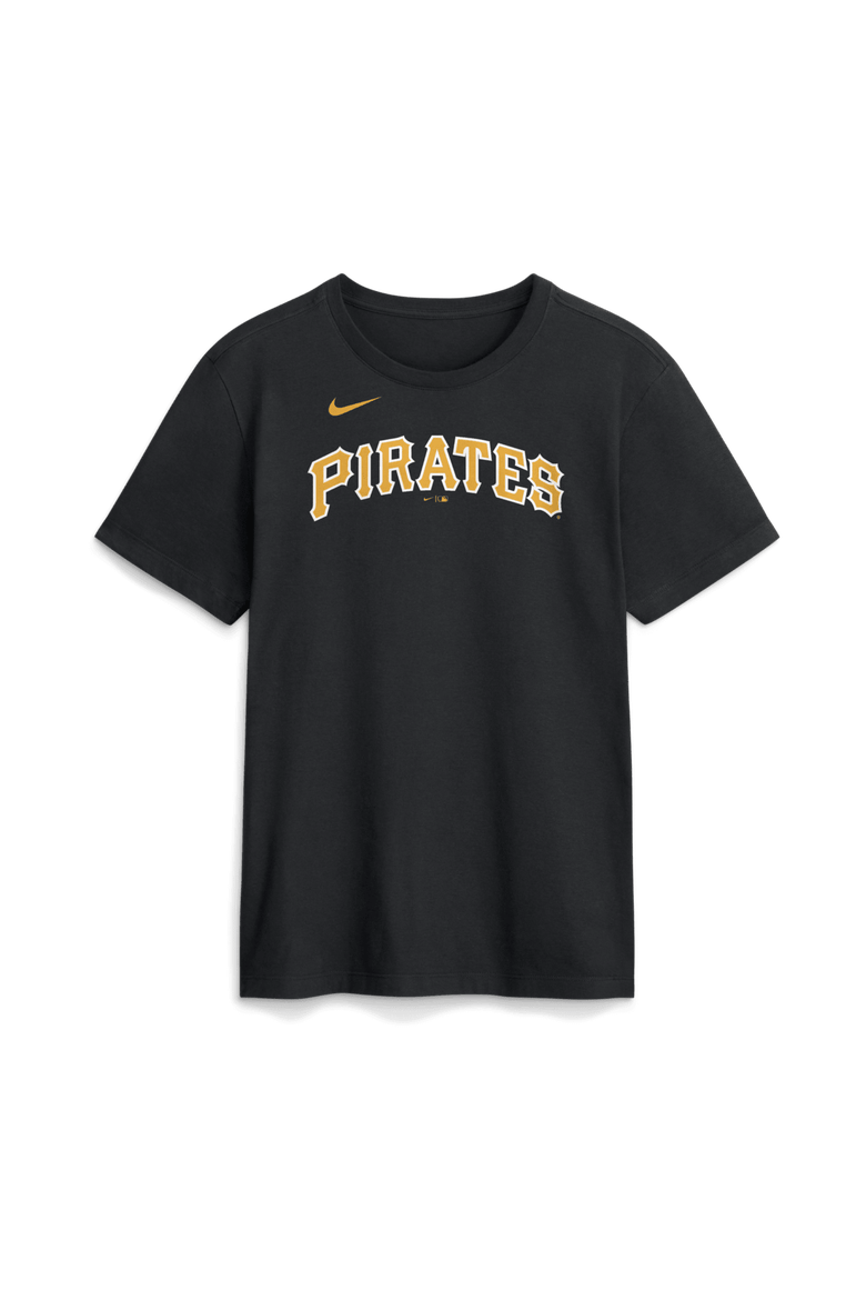 Men's Nike Konnor Griffin Black Pittsburgh Pirates Name & Number T-Shirt, Alternate, color, Black