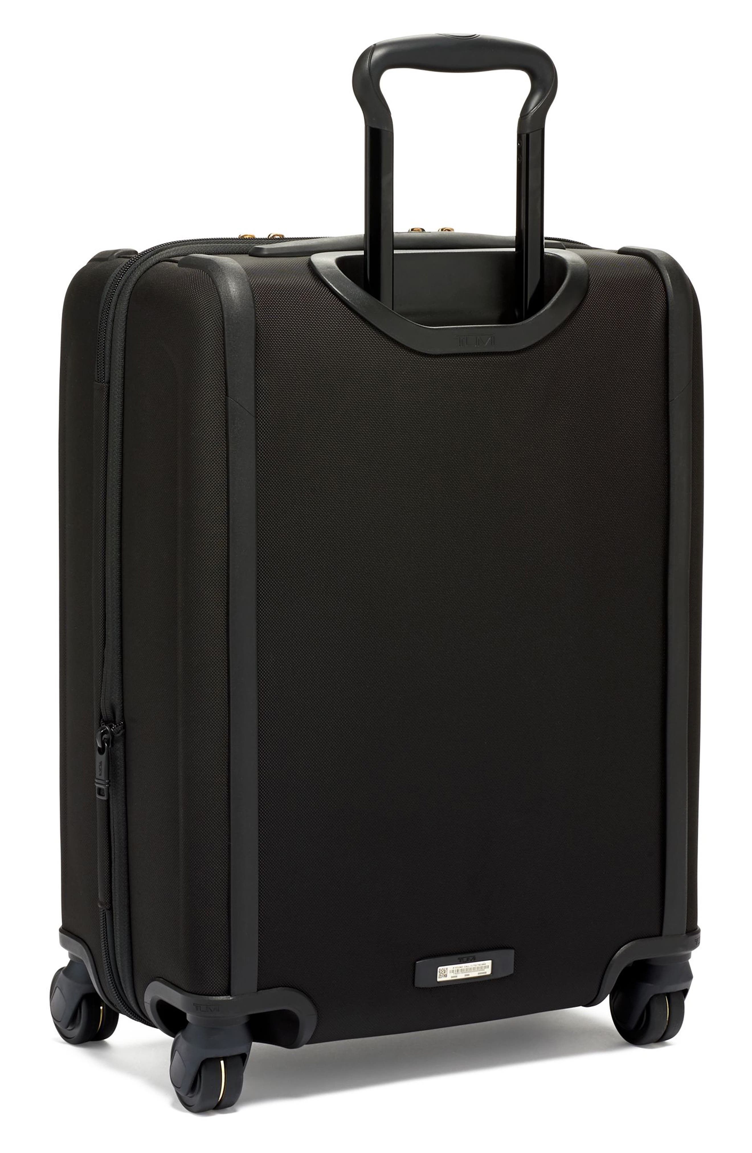 TUMI Alpha 3 22-Inch Wheeled Dual Access Continental Carry-On Bag, Alternate, color, Black/ Gold