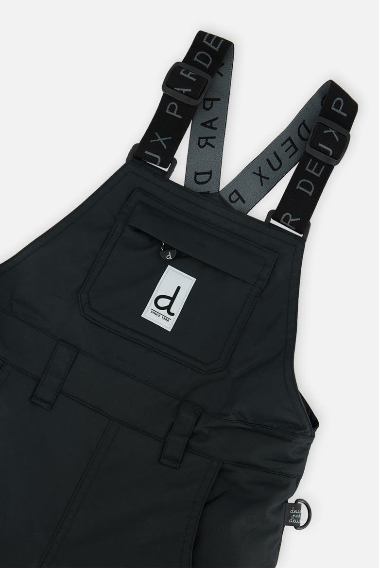 Play Adjustable Suspenders & Knees Overall Snow Bib, Alternate, color, Noir