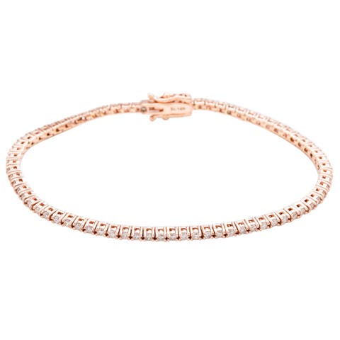 14K Gold Diamond Tennis Bracelet