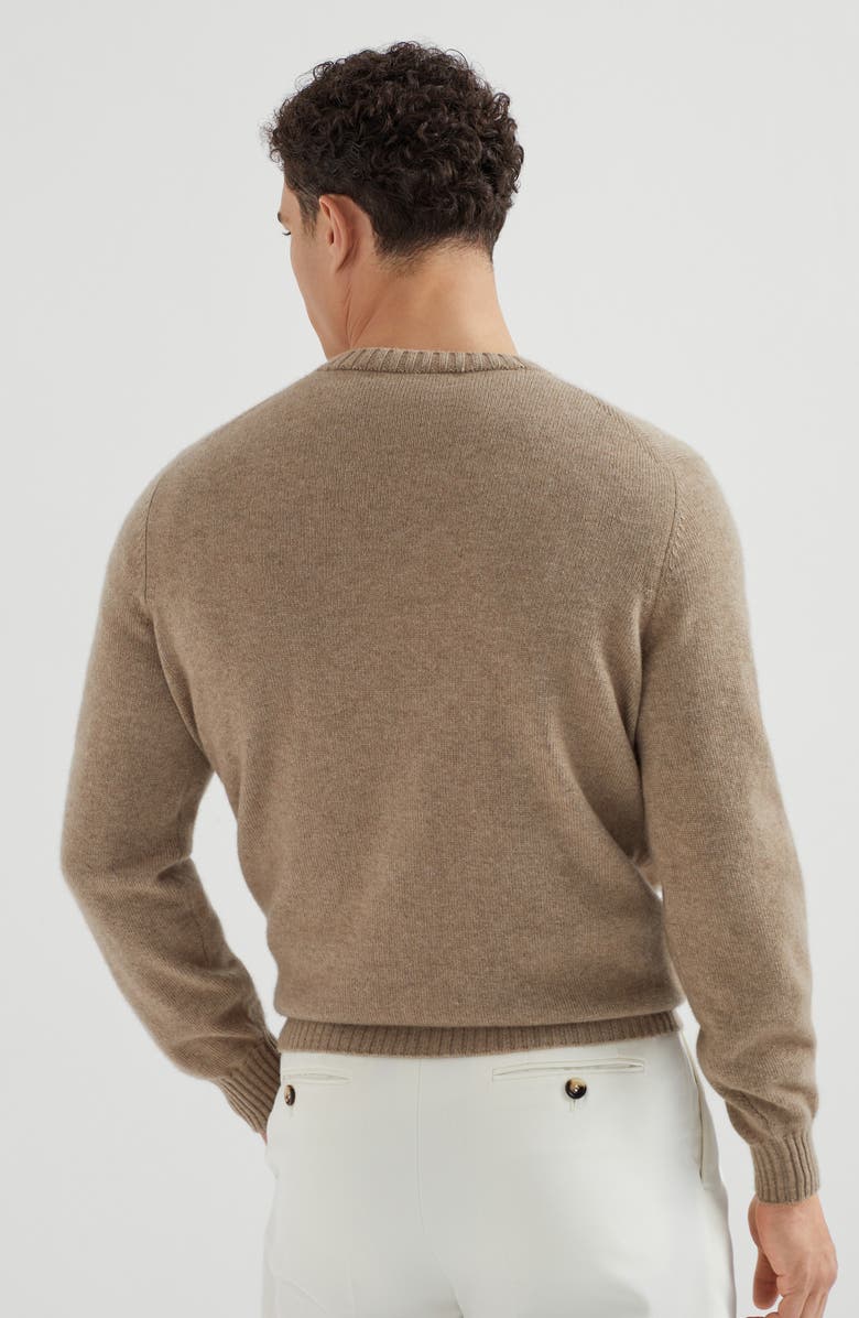 Brunello Cucinelli Cashmere sweater, Alternate, color, Brown