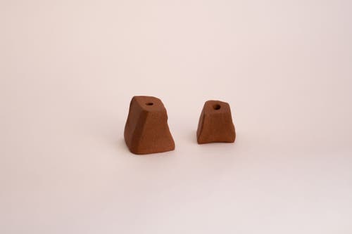 Dune Brooklyn Monolith Candle Holders in Burnt Sienna  product