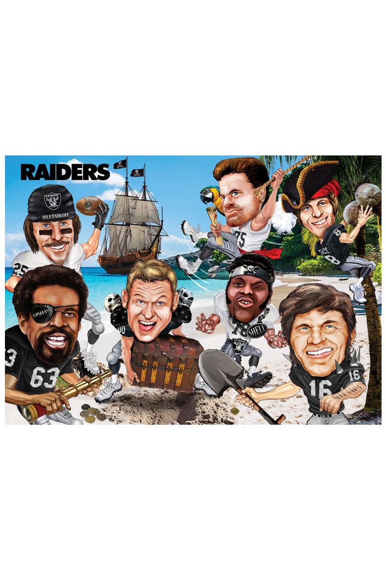 Las Vegas Raiders 500 Piece Puzzle, Alternate, color, Multicolor
