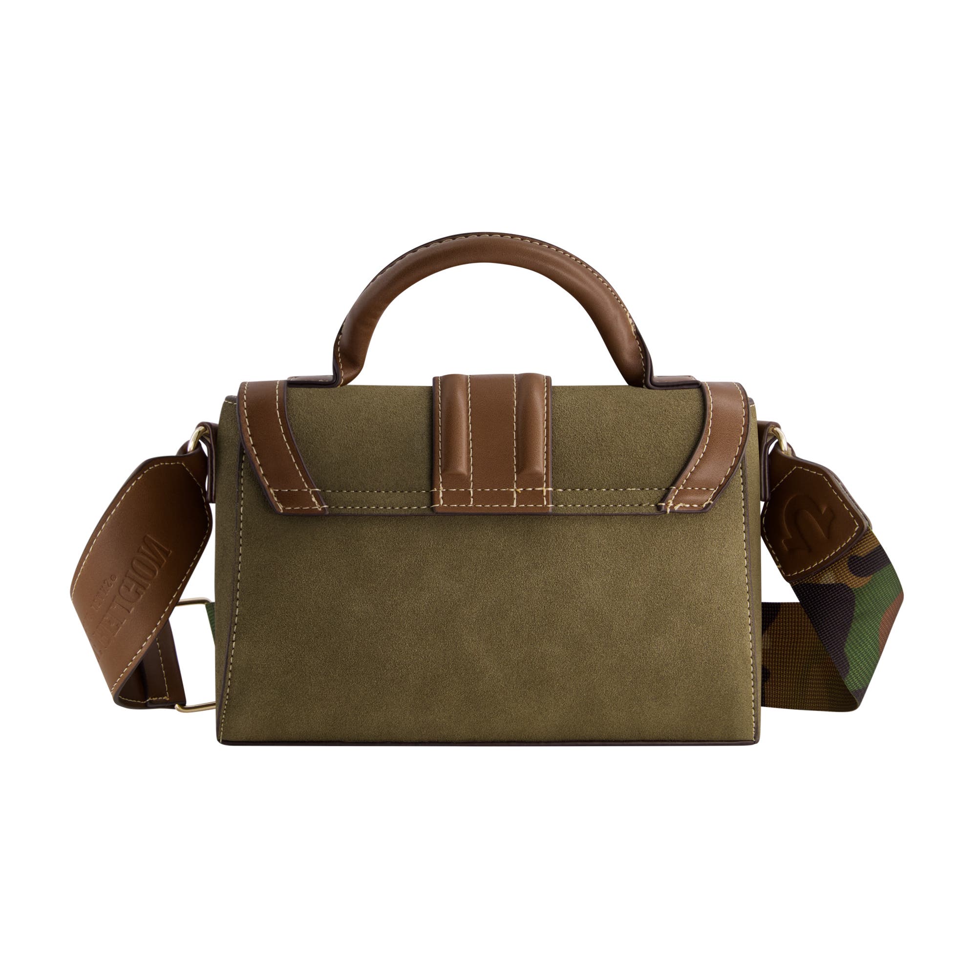 True Religion Mini Camo Strap Satchel, Alternate, color, 