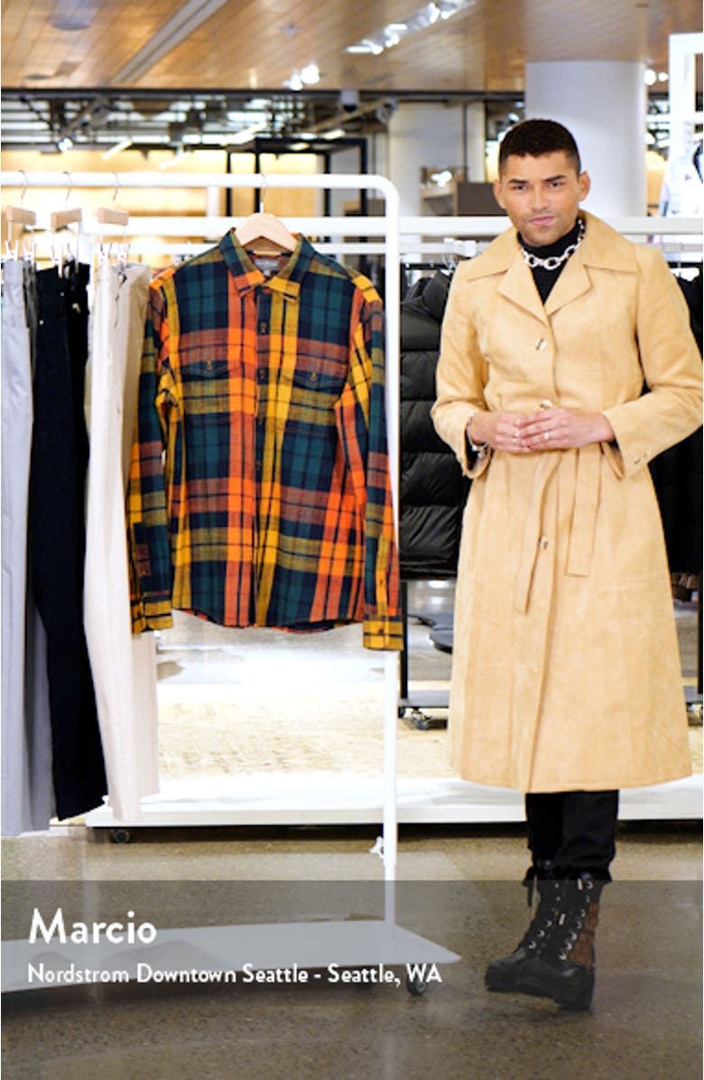 Heritage Cotton Flannel Button-Up Shirt, sales video thumbnail