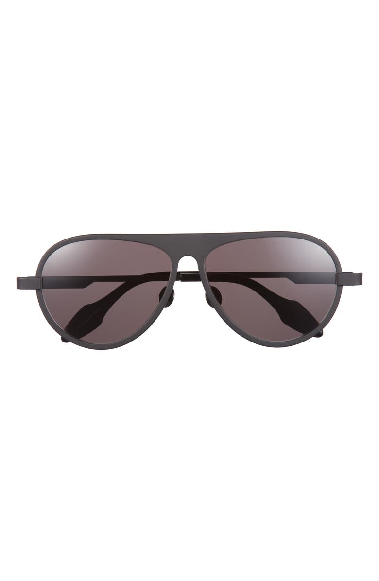 JW Anderson Aviator Sunglasses, Main, color, Black