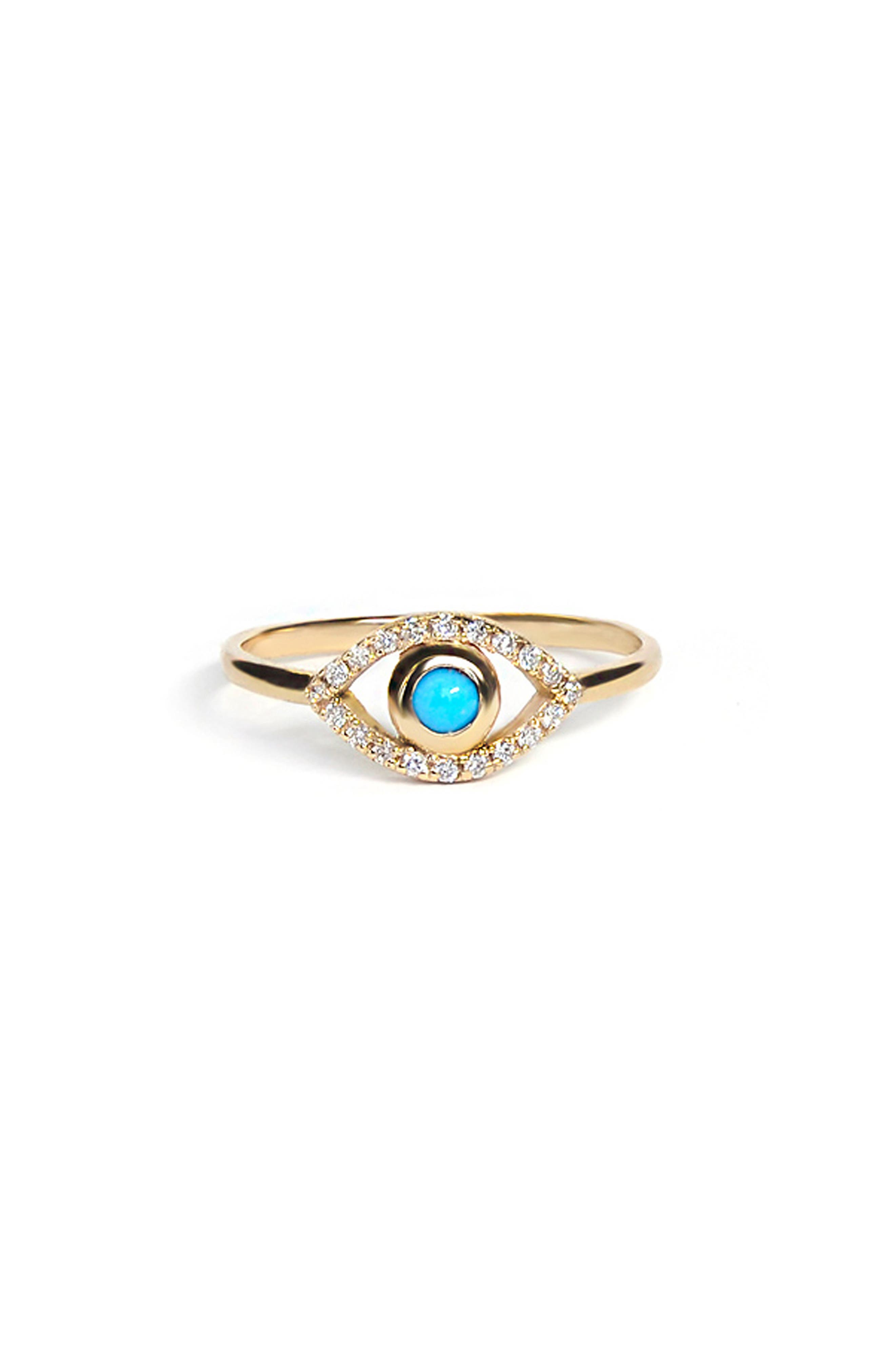 selected 14K YELLOW GOLD/ TURQUOISE