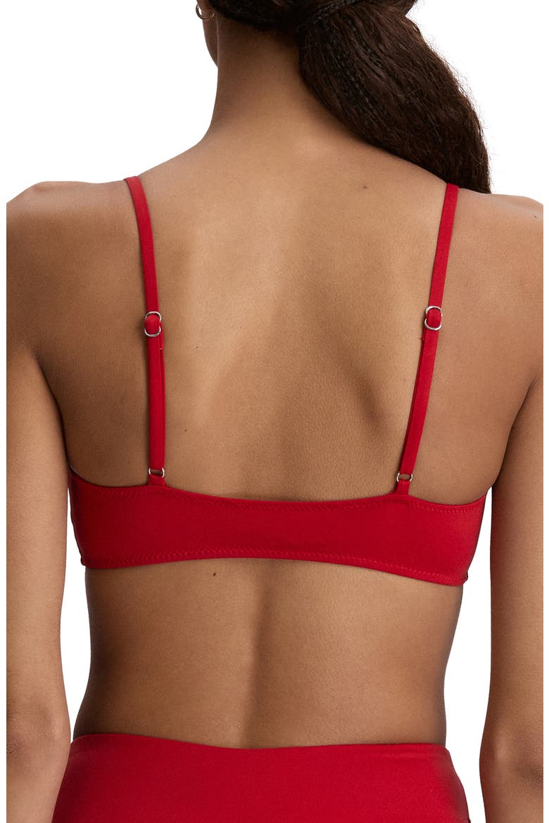 Kennedy Bikini Top, Alternate, color, CRUISE RED