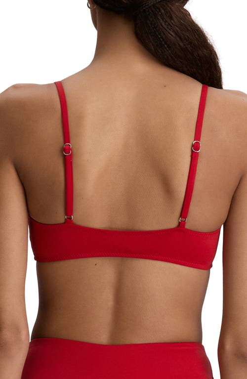 Polo Ralph Lauren Kennedy Bikini Top In Red
