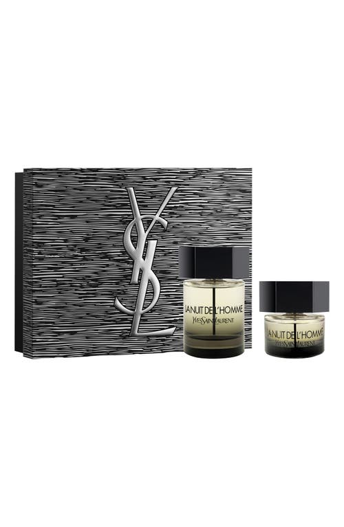 Saint Laurent Yves La Nuit De L'homme Eau De Toilette Set In Transparent