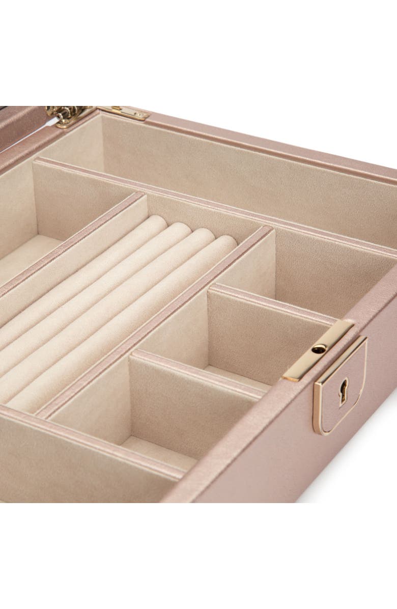 WOLF Palermo Medium Jewelry Box, Alternate, color, Rose Gold