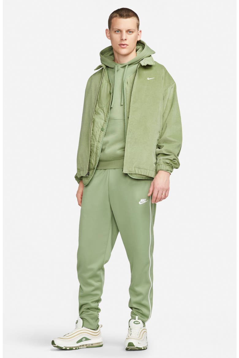 Sportswear Club Hoodie, Alternate, color, 386 OILGRN/WHITE