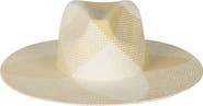 Lauren Ralph Lauren Plaid Woven Fedora Sun Hat