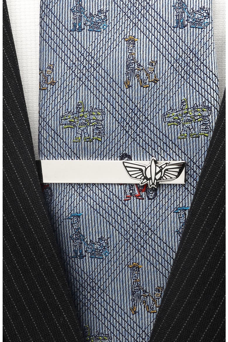 Buzz Lightyear Star Command Tie Bar, Alternate, color, SILVER