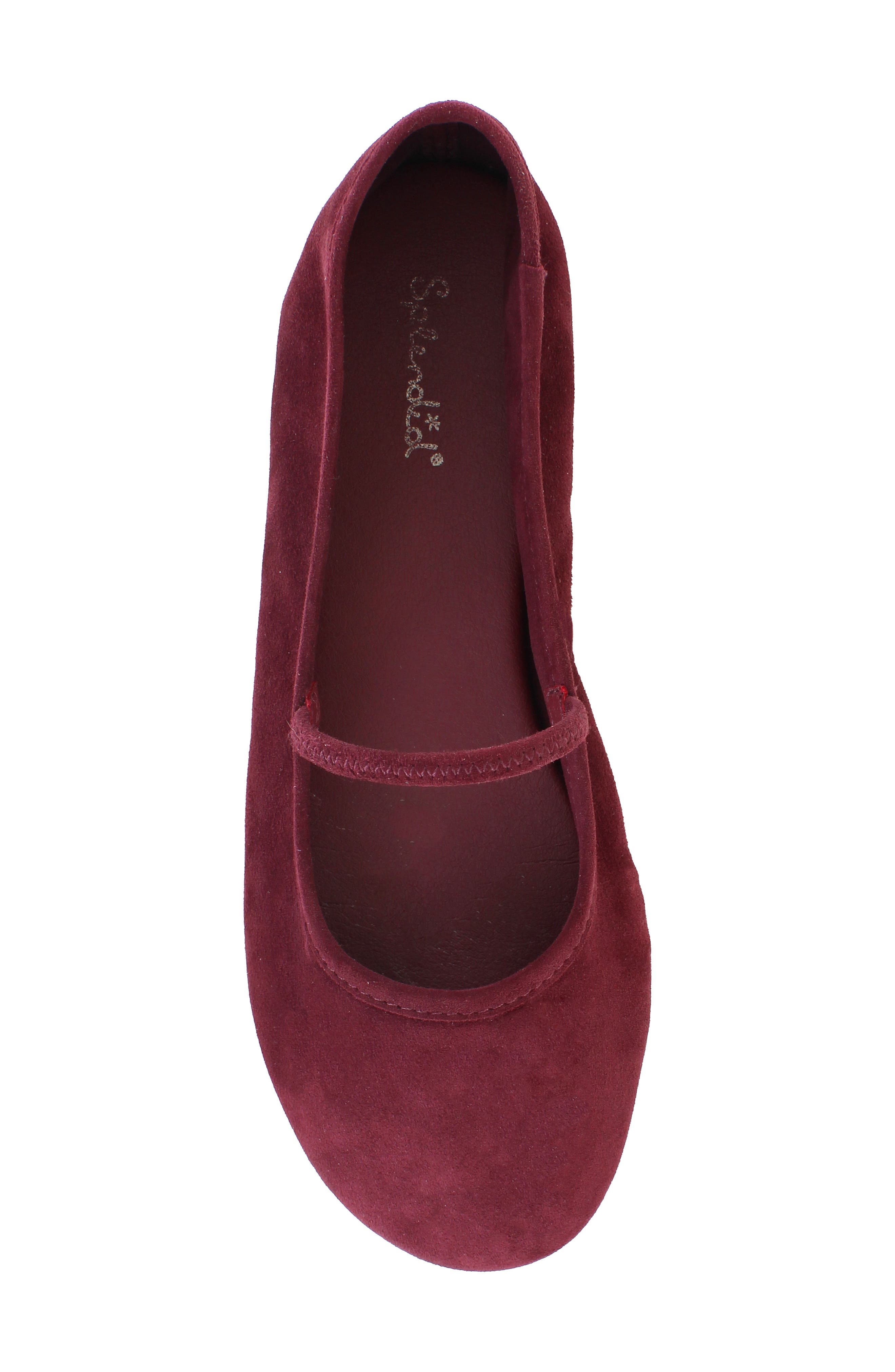 Bella Mary Jane Flat, Alternate, color, WINE