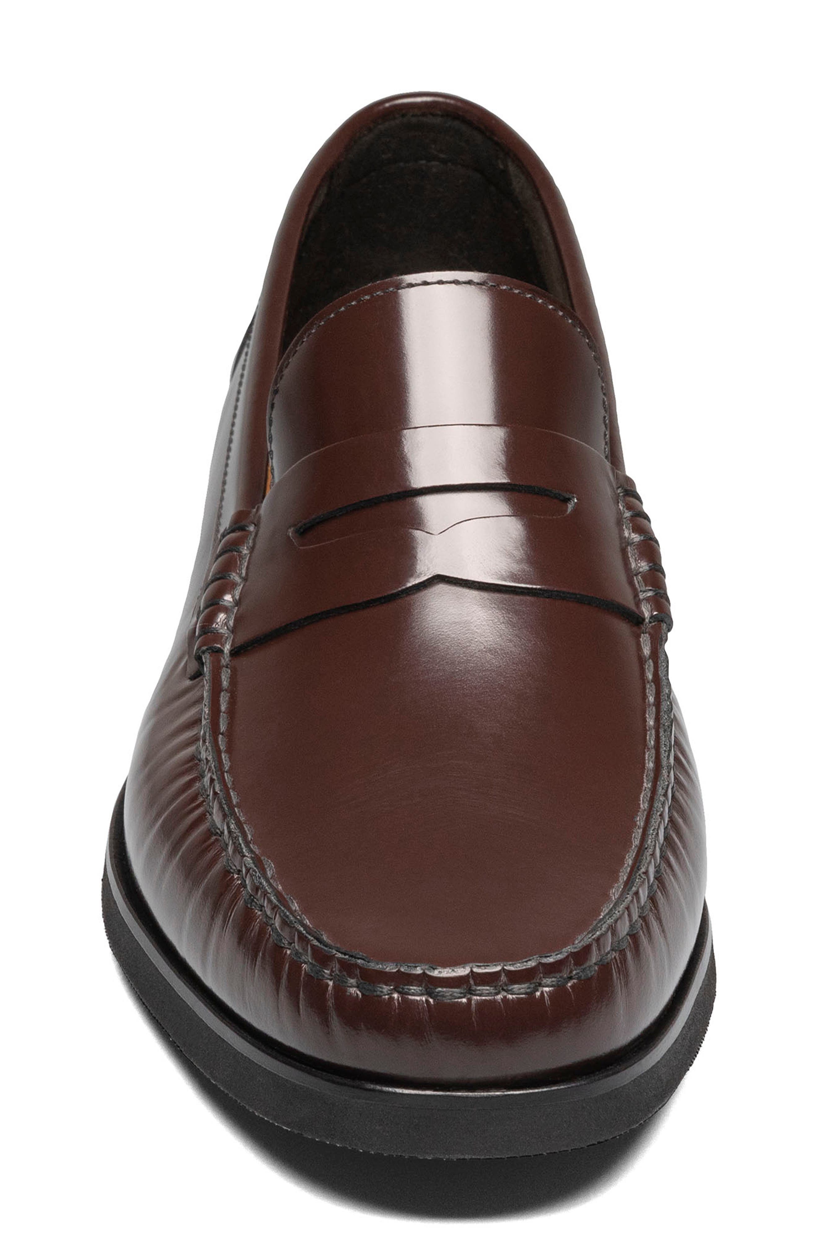 Florsheim Berkley Flex‎ Moc Toe Penny Loafer in Burgundy Size 12 3E Worn Once! Florsheim Berkley Burgundy Smooth Leather Flex MocToe Penny  main image 3