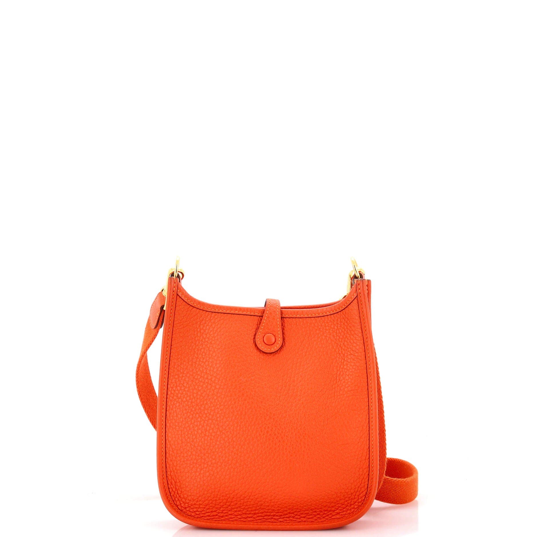 Pre-Owned Hermes Evelyne Bag Gen III Clemence TPM, Alternate, color, Feu