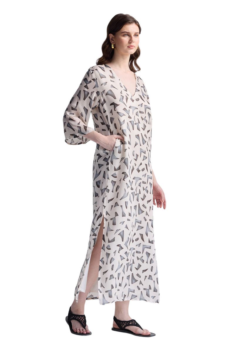 Reistor Maxi Dress with Side Slits, Alternate, color, Mosaic