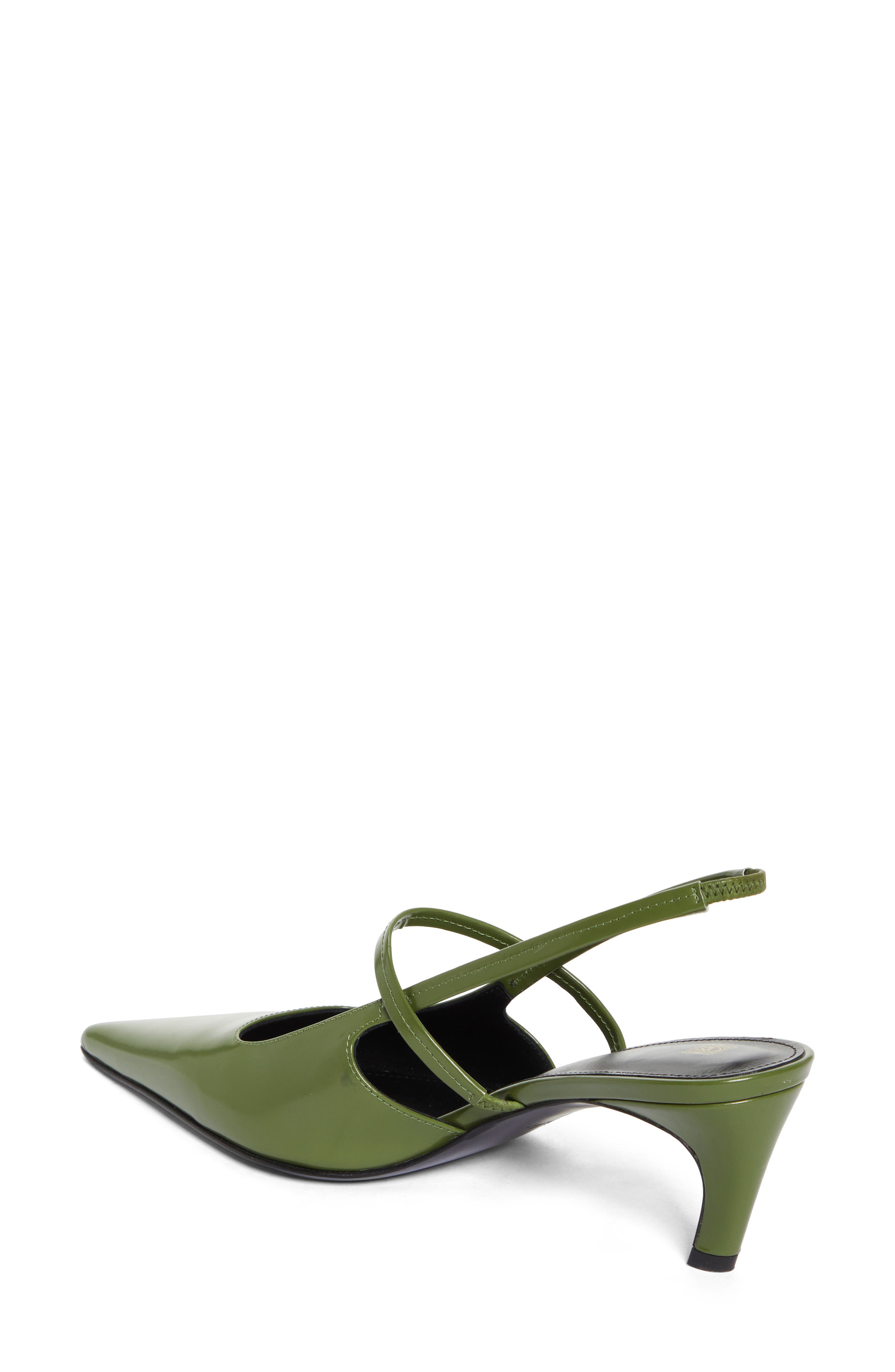 TOTEME The Sharp Kitten Heel Slingback Pump, Alternate, color, 