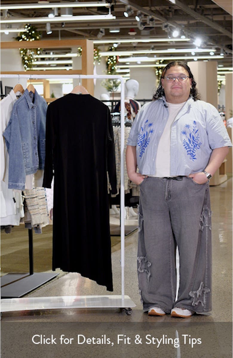 Abagail Asymmetric Hem Midi Sweater Dress, sales video thumbnail