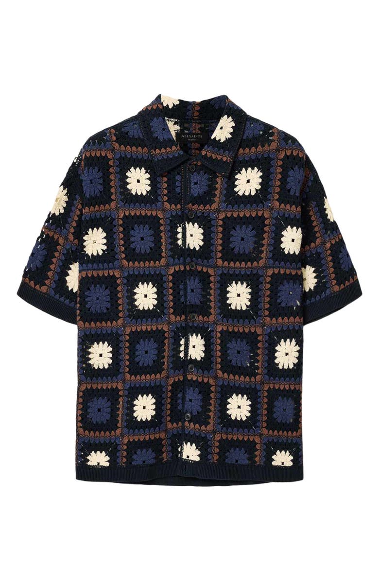 AllSaints Mandon Cardigan, Alternate, color, Moonstone Blue