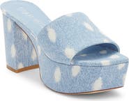 Stuart Weitzman Square High Platform Sandal