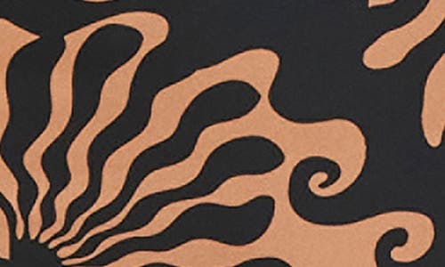 Sanctuary Printed High Waist Bikini Bottoms In Multi