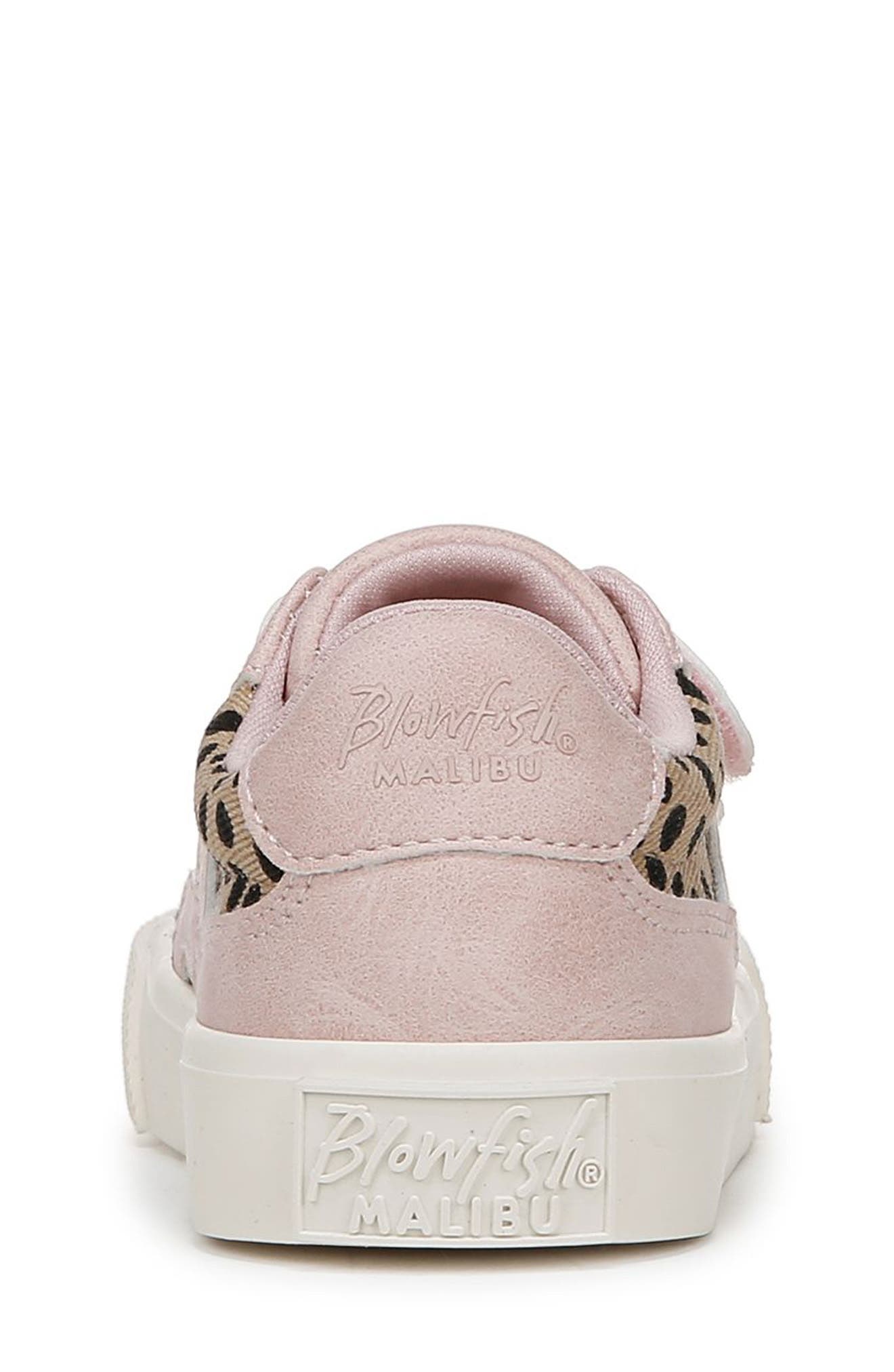 Blowfish Malibu Kids' Vince Strap Sneaker, Alternate, color, Blush Pixie Leopard