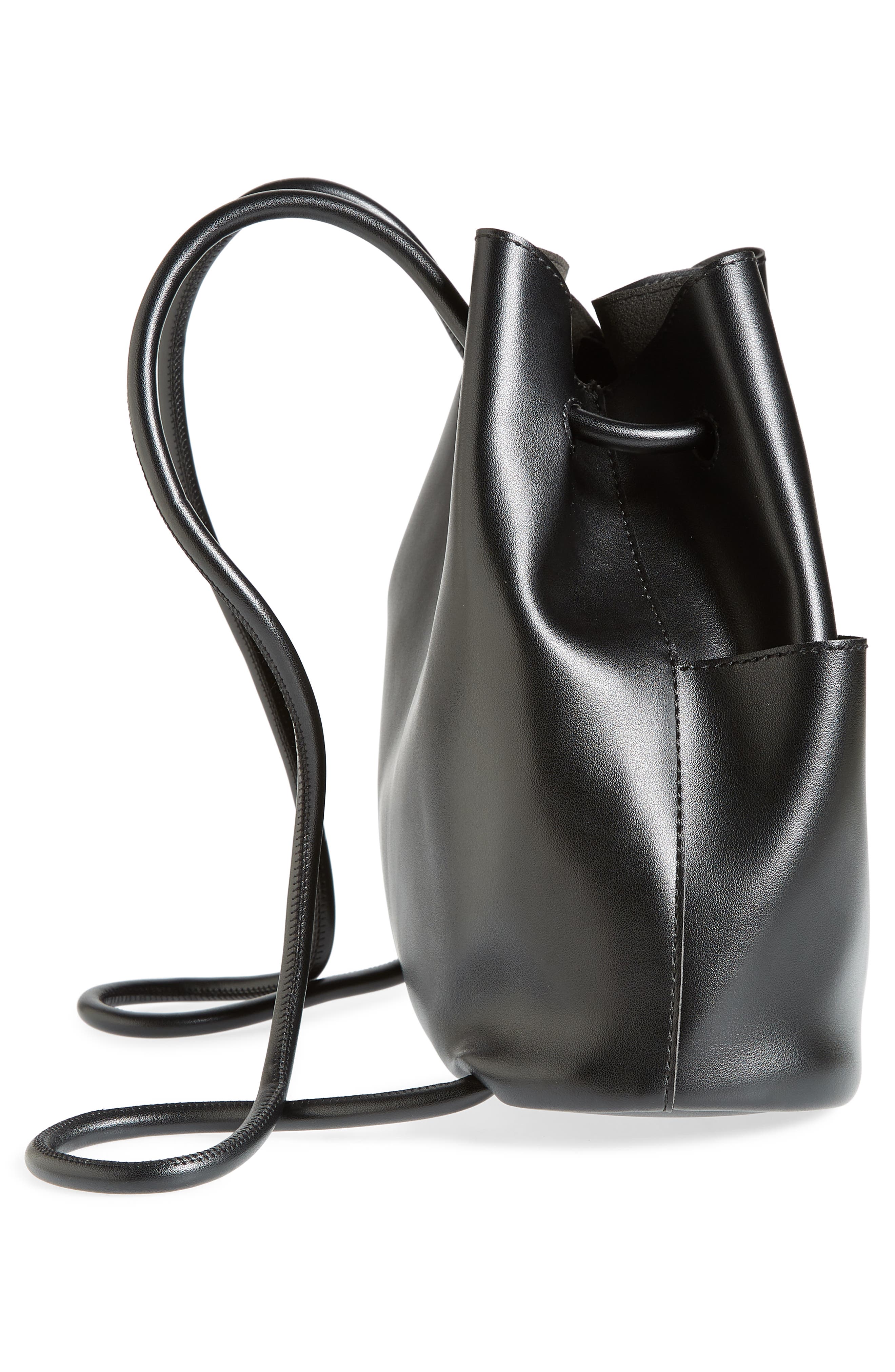 BP. Faux Leather Drawstring Backpack, Alternate, color, 