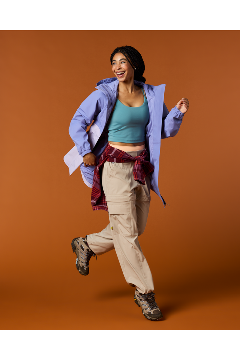 Rayu Rain Parka - Women's, Alternate, color, Aster and Moonbeam