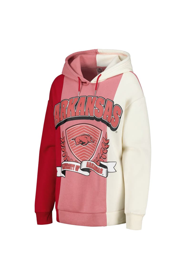 Women's Gameday Couture Cardinal Arkansas Razorbacks Hall of Fame Colorblock Pullover Hoodie, Alternate, color, Cardinal