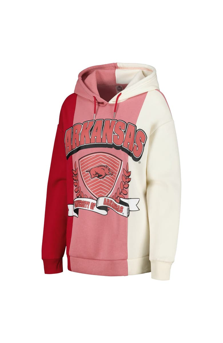 GAMEDAY COUTURE Women's Gameday Couture Cardinal Arkansas Razorbacks Hall of Fame Colorblock Pullover Hoodie, Alternate, color, Cardinal