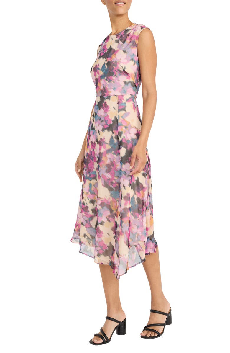 Floral Chiffon Sheath Dress
