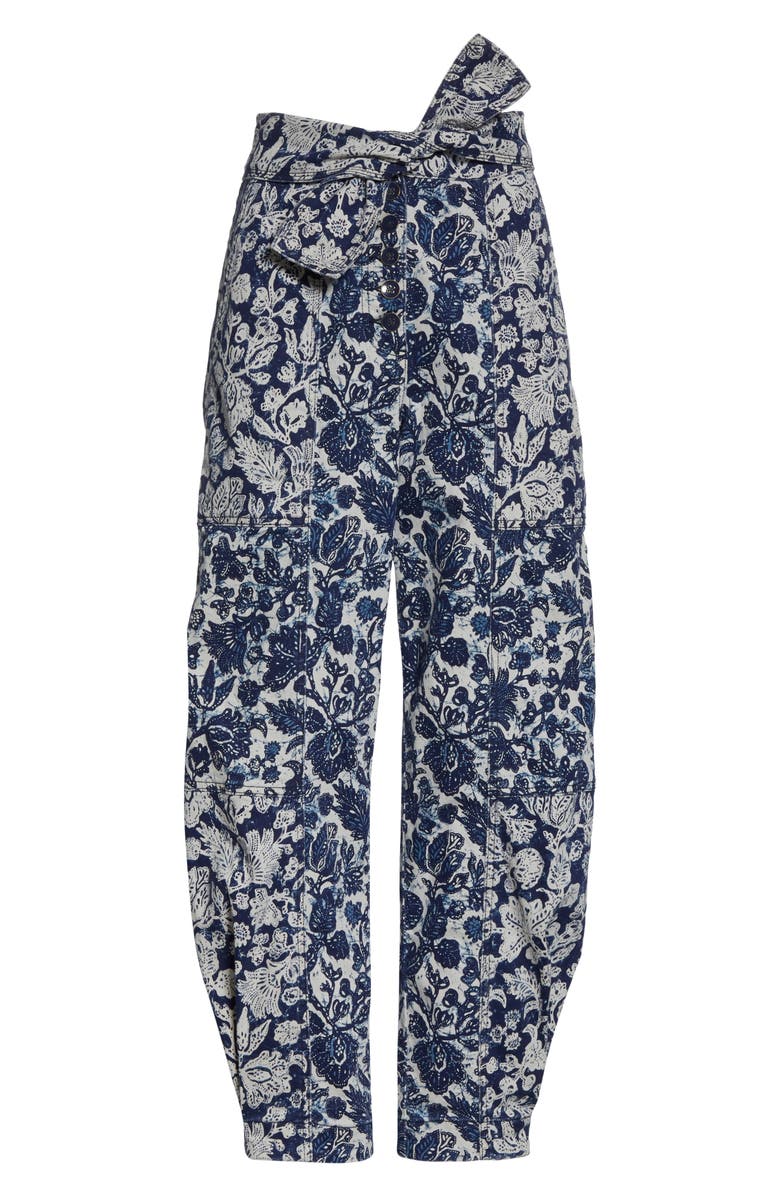 Ulla Johnson Floral Print Storm Jeans, Alternate, color, 