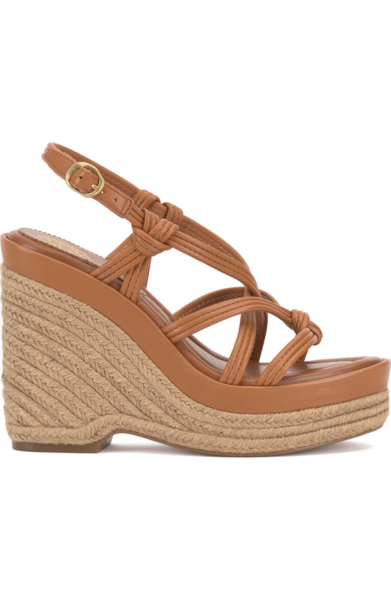 Vince Camuto Delyna Espadrille Wedge Sandal, Alternate, color, Golden Walnu