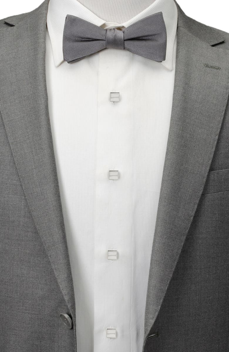 Cufflinks, Inc. Set of 4 Sterling Silver Studs, Alternate, color, Silver