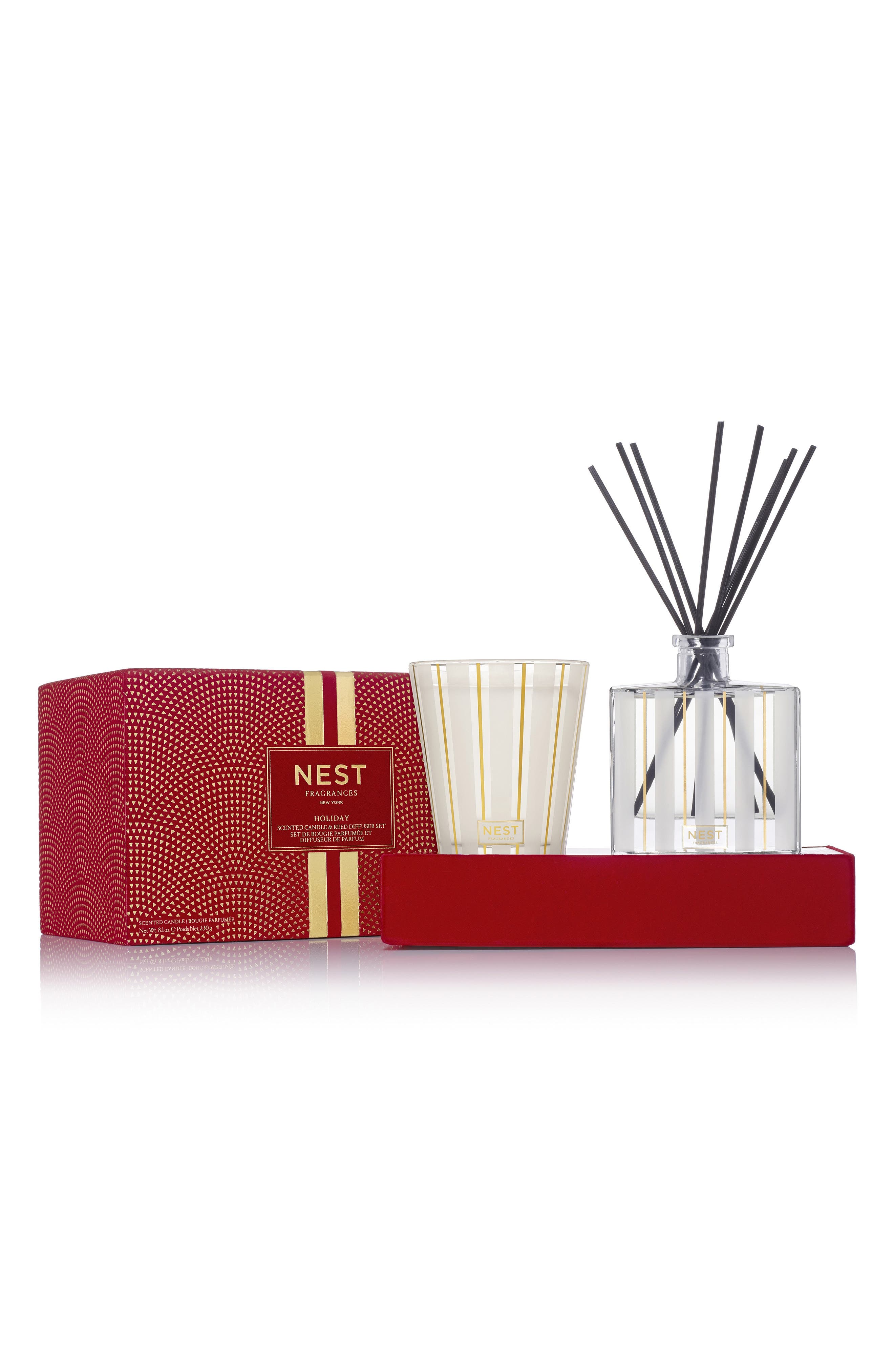NEST New York NEST Fragrances Holiday Candle & Reed Diffuser (Women ...