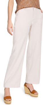 NIC+ZOE Eliot Cotton & Linen Wide Leg Pants