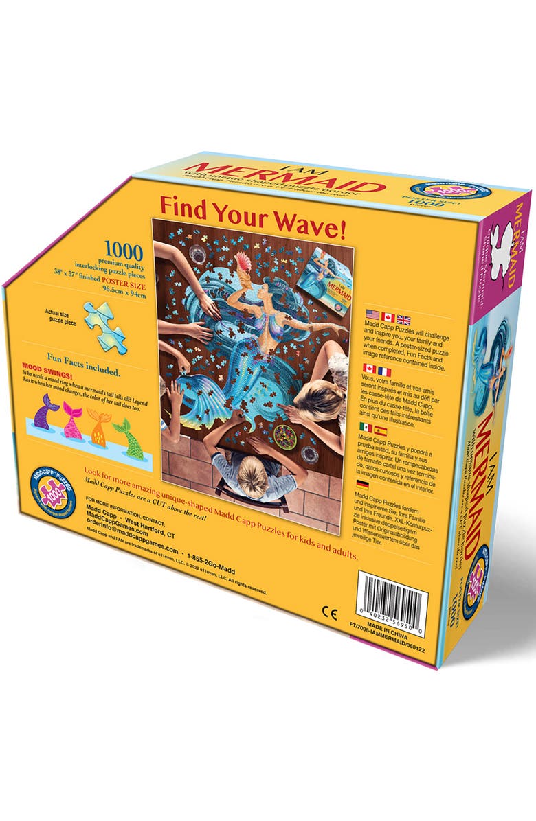 Madd Capp Mermaid 1000 Piece Jigsaw Puzzle, Alternate, color, Multicolored