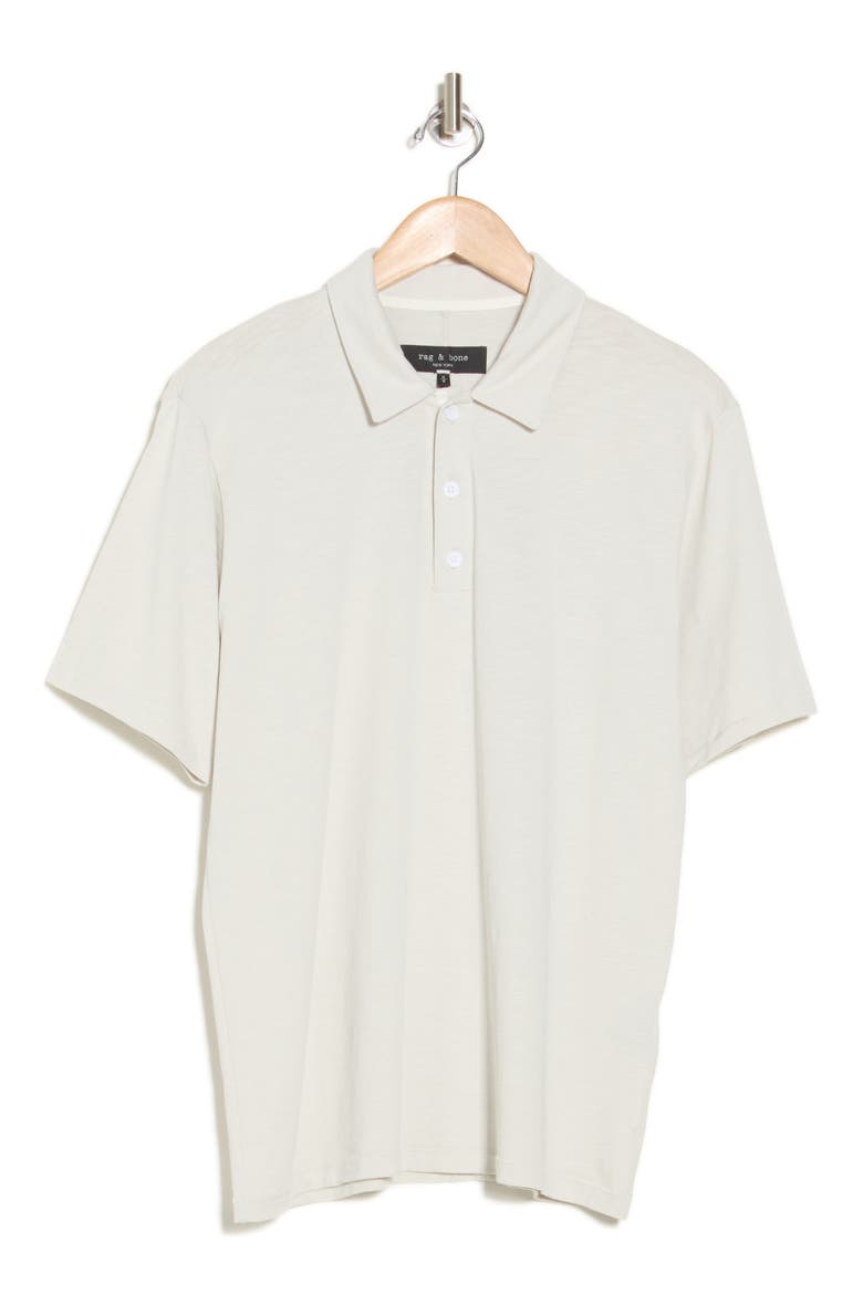 Classic Cotton Slub Jersey Polo, Alternate, color, LUNAROCK