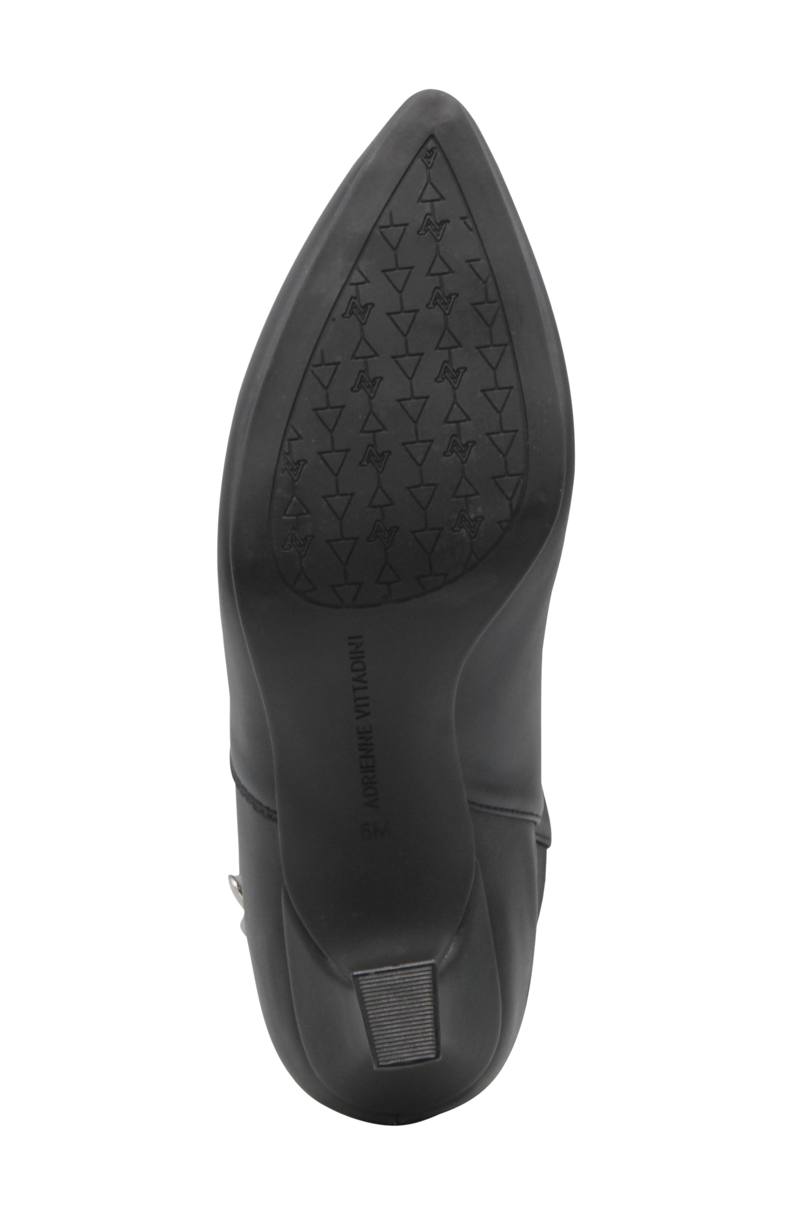 Scholar Faux Leather Bootie, Alternate, color, BLACK SM